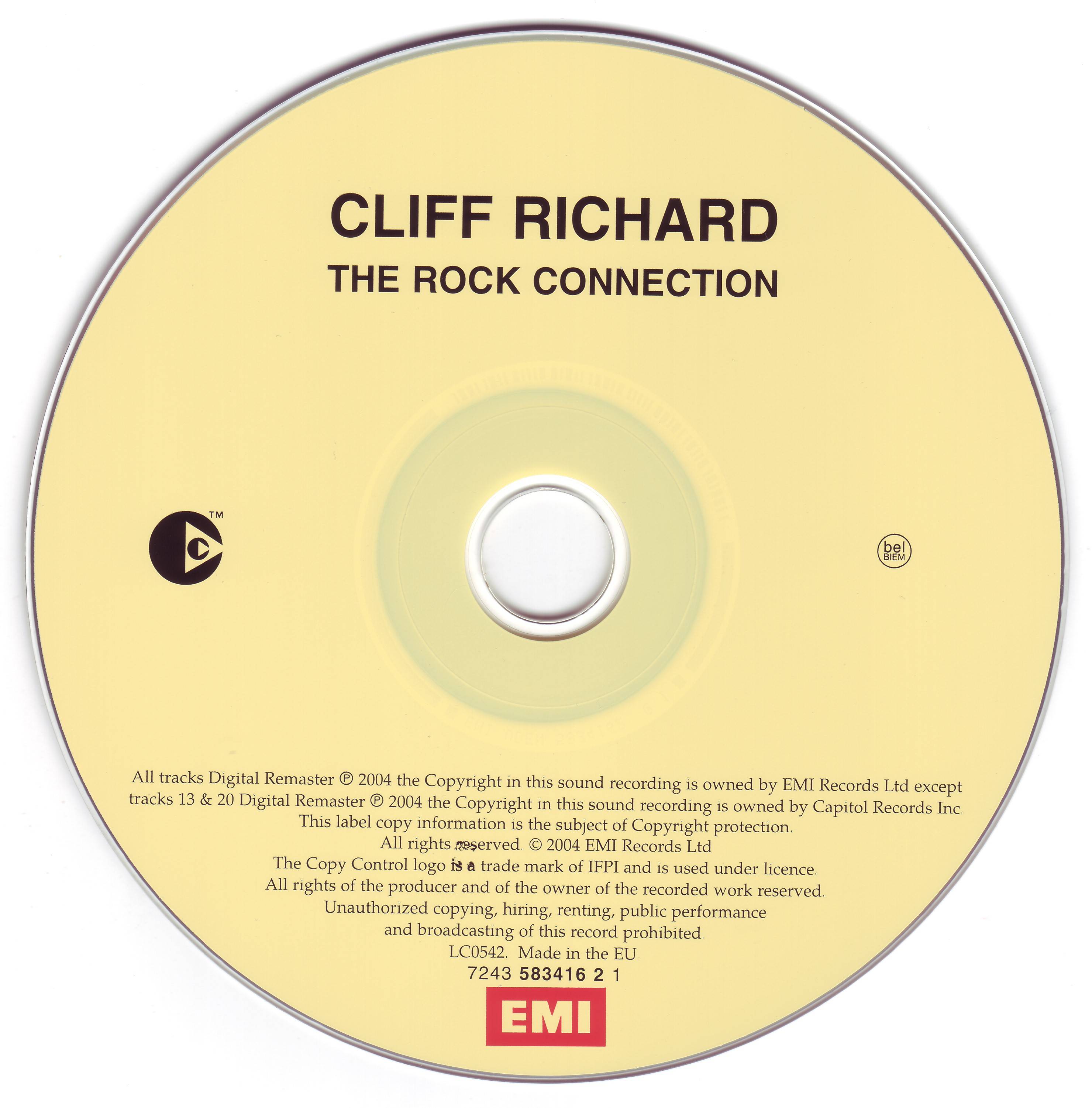 Cliff Richard The Rock Connection : CD